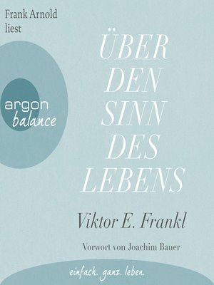cover image of Über den Sinn des Lebens (Ungekürzte Lesung)